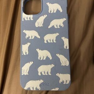 Blue Polar Bear Phone Case